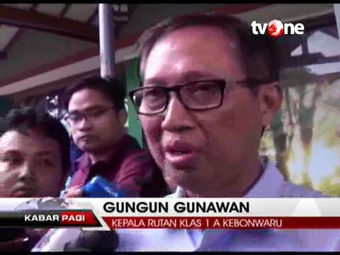 Aparat Jaga Ketat Pemindahan 140 Napi Lapas Banceuy