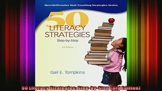 READ book  50 Literacy Strategies StepbyStep 3rd Edition Full Free