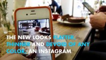 Instagram may be testing a flatter, black and white design