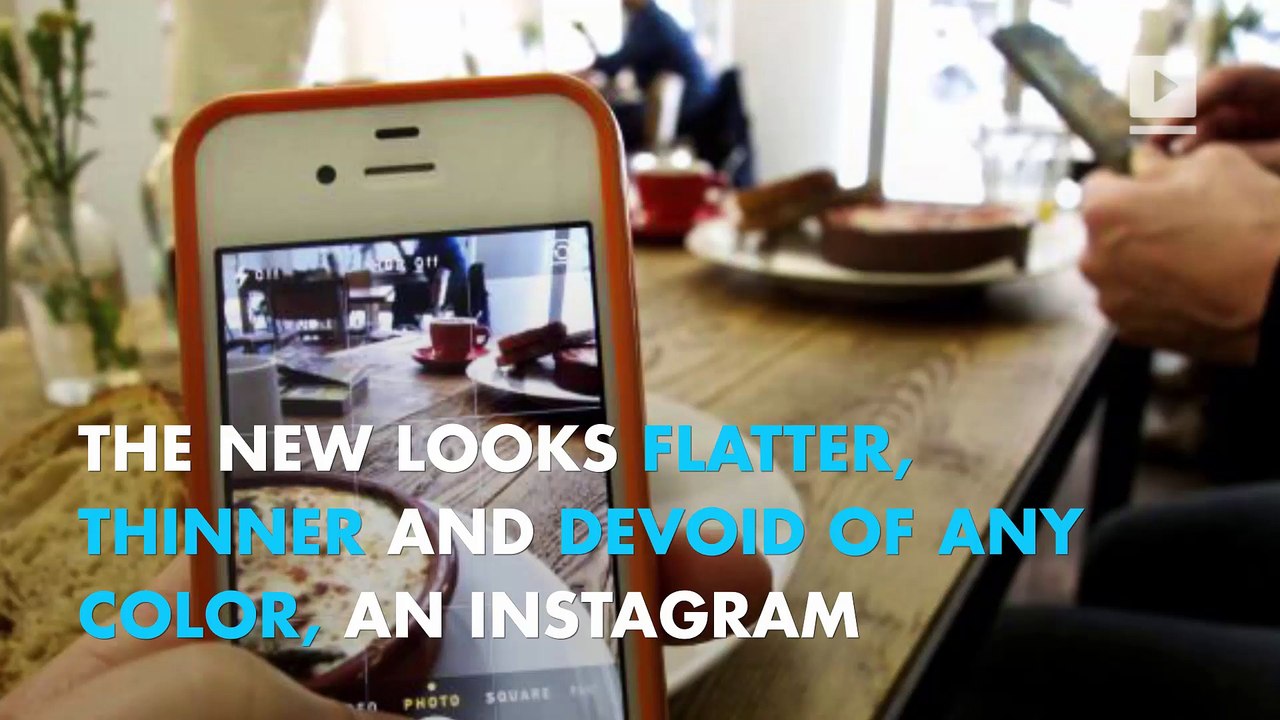 Instagram may be testing a flatter, black and white design