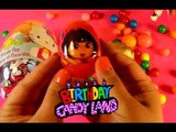 dora surprise egg kinder surprise egg and hello kitty surprise egg gift unboxing