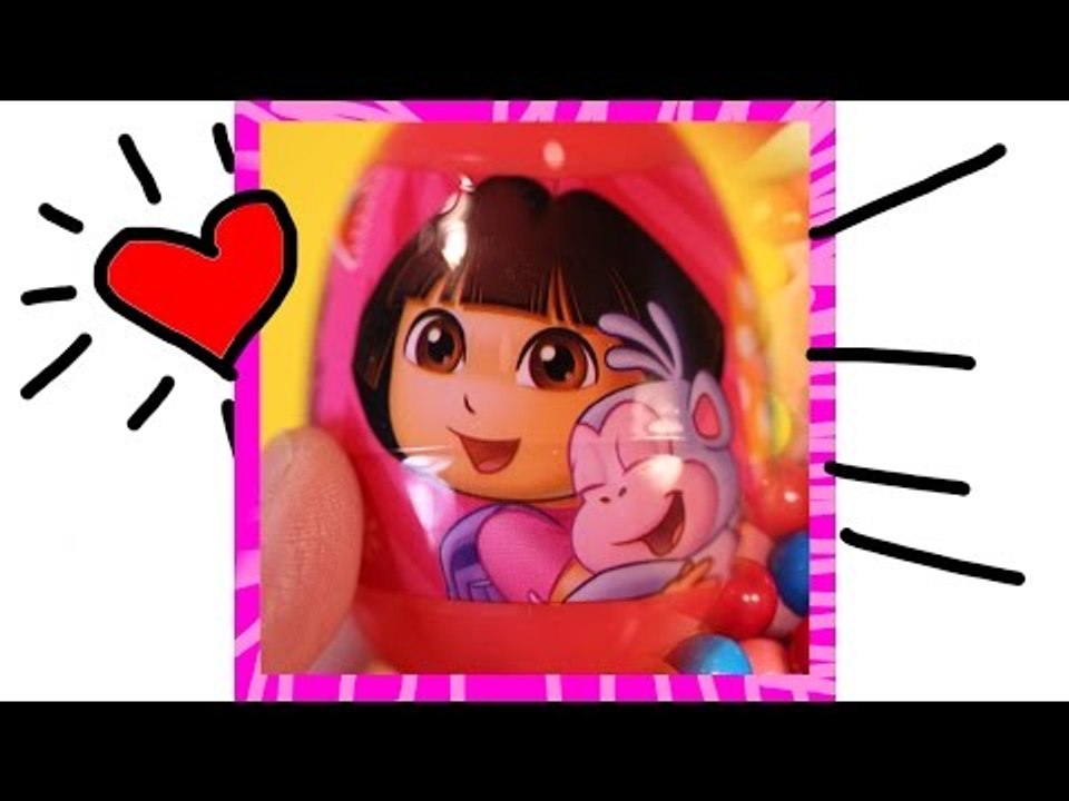Dora surprise eggs Barbie Ninja Turtles surprise eggs Mickey Mouse Kinder Surprise style egg
