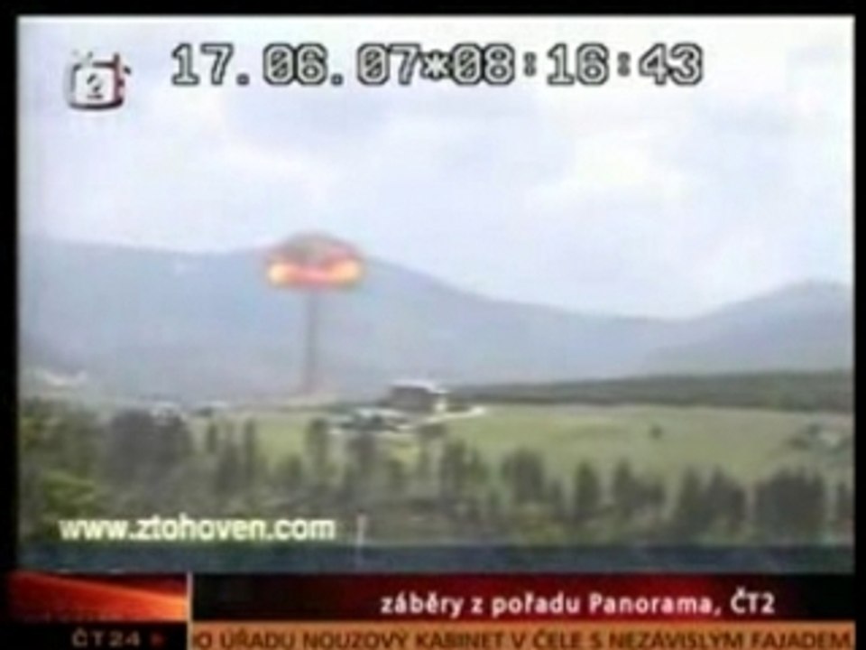 2007=Explosion Nucléaire : Méteo Tchèque