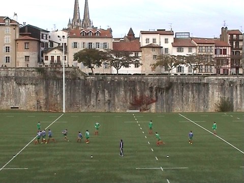 Situation entraînement Rugby à 7 : Tiroir 3X4
