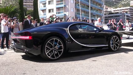 Download Video: Première supercar Bugatti Chiron livrée à Monaco