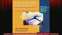 READ book  Software Project Survival Guide Developer Best Practices Full Free