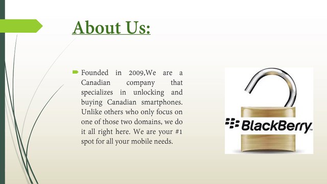 Blackberry Unlocking Services Toronto