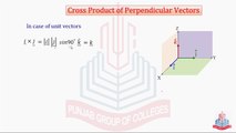 Cross Product of Perpendicular Vectors