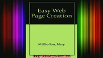 READ book  Easy Web Page Creation Full EBook