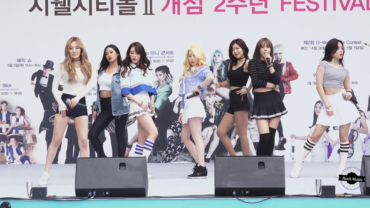 와썹 WA$$UP[4K직캠]시끄러워U Shut Up U@20160423 Rock Music