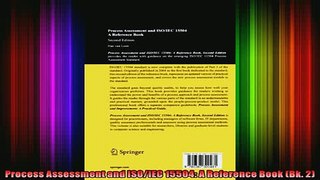 READ book  Process Assessment and ISOIEC 15504 A Reference Book Bk 2 Full Free
