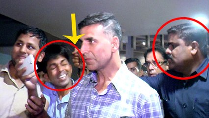 Akshay Kumar's Bodyguard Slaps A Fan