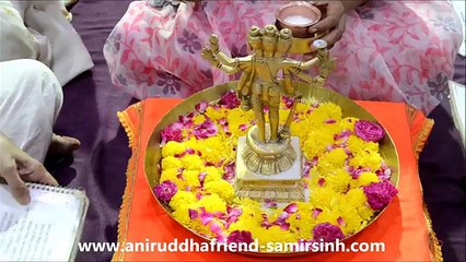 Aniruddha Bapu - Shree Rudrabhishek seva at Shree Aniruddha Gurukeshetram - 25 April 2016