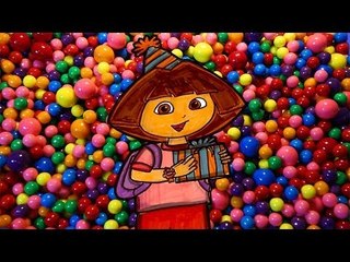 Dora the Explorer Original Drawing by Surprise Toys and Eggs at BirthdayCandyLand