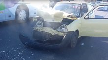 O que acontece quando um FIAT choca na traseira de um VOLVO