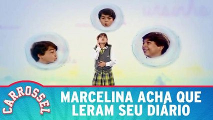 Marcelina acha que leram seu diário