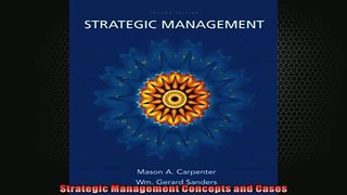 READ book  Strategic Management Concepts and Cases  FREE BOOOK ONLINE