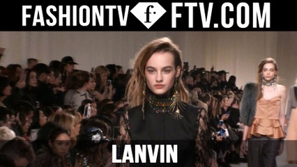 First Look Lanvin F/W 15-16 Paris Fashion Week | FTV.com