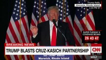 Donald Trump: Ted Cruz-John Kasich alliance patheti...