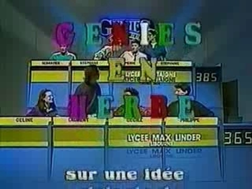 FR3 - Genies en herbe - 1990