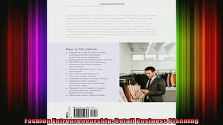 Full Free PDF Downlaod  Fashion Entrepreneurship Retail Business Planning Full Ebook Online Free