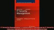 EBOOK ONLINE  IT Security Management IT Securiteers  Setting up an IT Security Function Lecture Notes  FREE BOOOK ONLINE