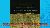 FREE PDF  Fuzzy Modeling and Genetic Algorithms for Data Mining and Exploration The Morgan Kaufmann  FREE BOOOK ONLINE