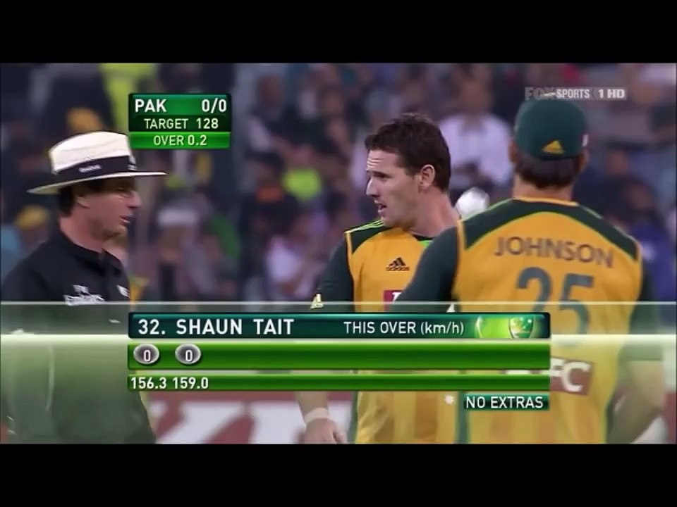 Shaun The Wild Thing Tait - Very Fast Over vs Pakistan MCG T20 200910 HD [HD, 720p]