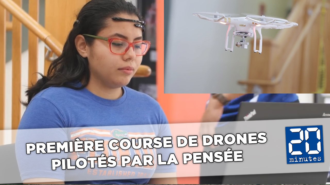 Première course de drones pilotés par la pensée