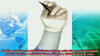 best produk   Medline Industries MSG1065 SensiCare with Aloe Sterile Powder and LatexFree Surgical