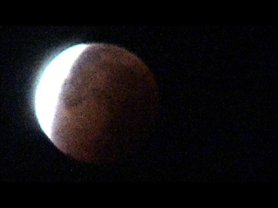 Blood Moon 28.9.2015 in Germany - Vom Blutmond zurück zum Vollmond