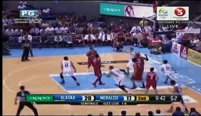ALASKA VS MERALCO APRIL 27 2016 2ND QUARTER