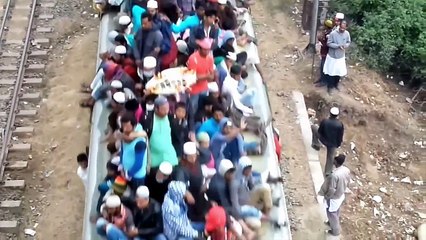 Đoàn tàu chở nhiều người nhất từng nhìn thấy !