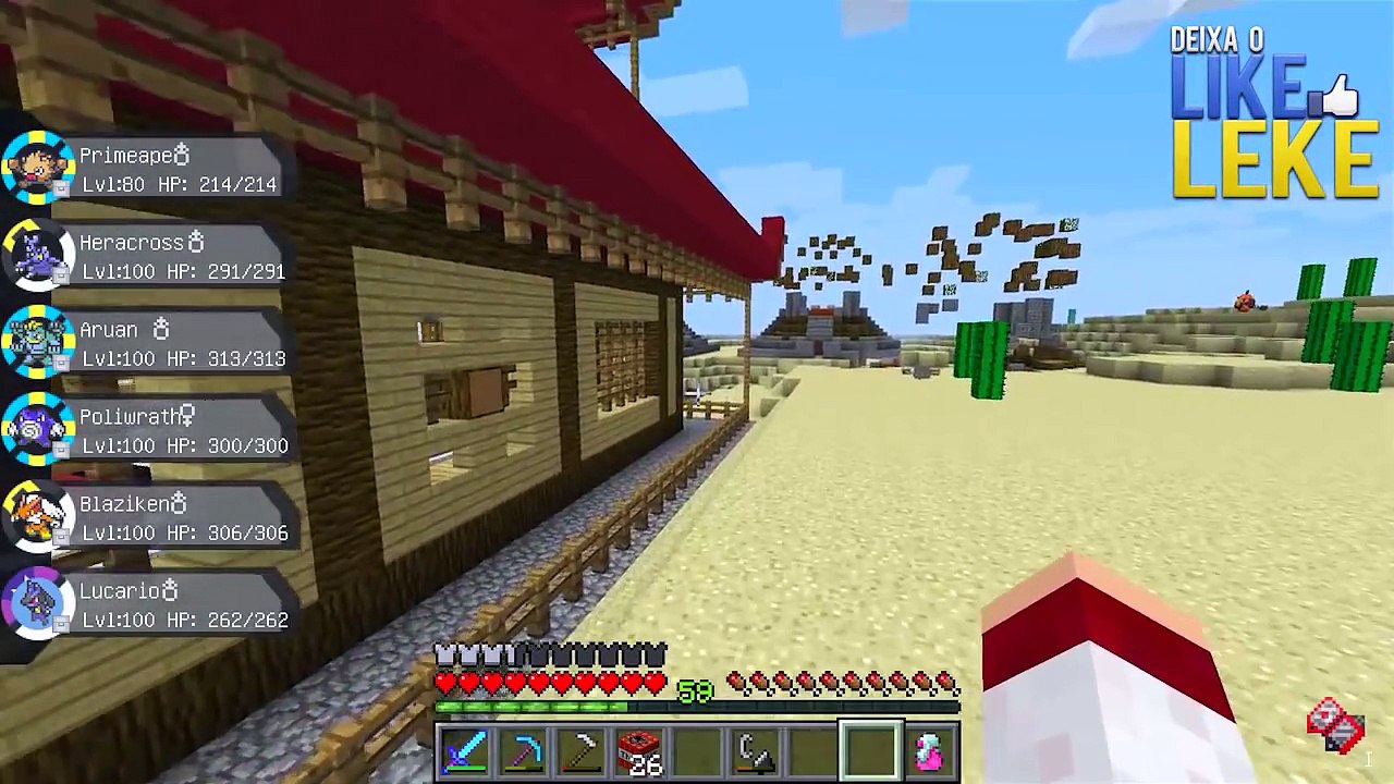 Minecraft: LIGA POKEMON PROTEGENDO NOVO GINÁSIO ! ‹ PORTUGAPC › #27