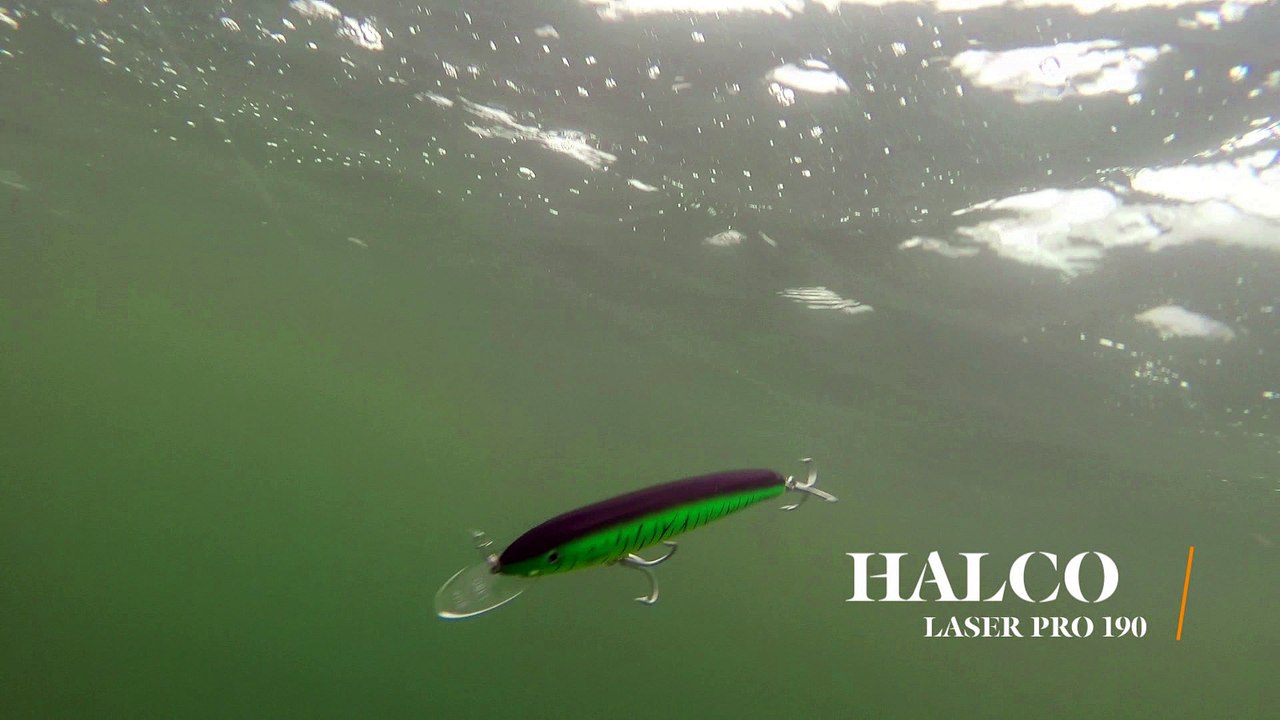 How Lures Swim: Halco Laser Pro 190