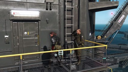 METAL GEAR SOLID V: super secret big boss landing technique