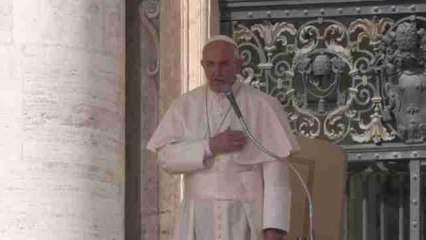 El papa asegura que ignorar el sufrimiento de los hombres es como ignorar a Dios