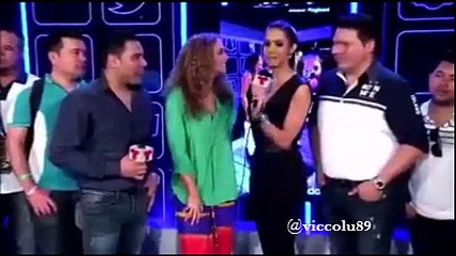 Lucero y Banda MS entrevista después de los ensayos billboards