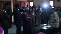 مشار يؤدي اليمين نائبا لرئيس جنوب السودان ويدعو الى المصالحة