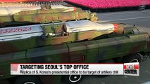 Analysis of debris shows N. Korea's Feb. rocket launch was not for satellite: Defense Ministry;  N. Korea prepares artillery drill targeting replica of S. Korea's presidential office