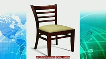 best produk   GAR Products 205 Series Padded Seat Side Chair in Cherry Lacquer Finish with Garhyde Vinyl