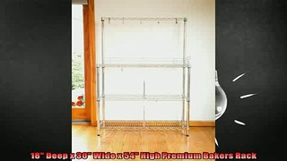 special produk 18 Deep x 30 Wide x 54 High Chrome Bakers Rack
