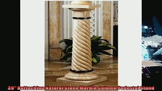 special produk 39 Bottochino Natural Stone Marble Column Pedestal Stand