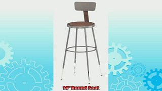 best produk   National Public Seating 6230HBCN  Grey Steel Stool with Hardboard Seat Adjustable and