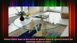 best produk   56 Inch Round Glass Table Top 12 Inch Thick Flat Polish Edge