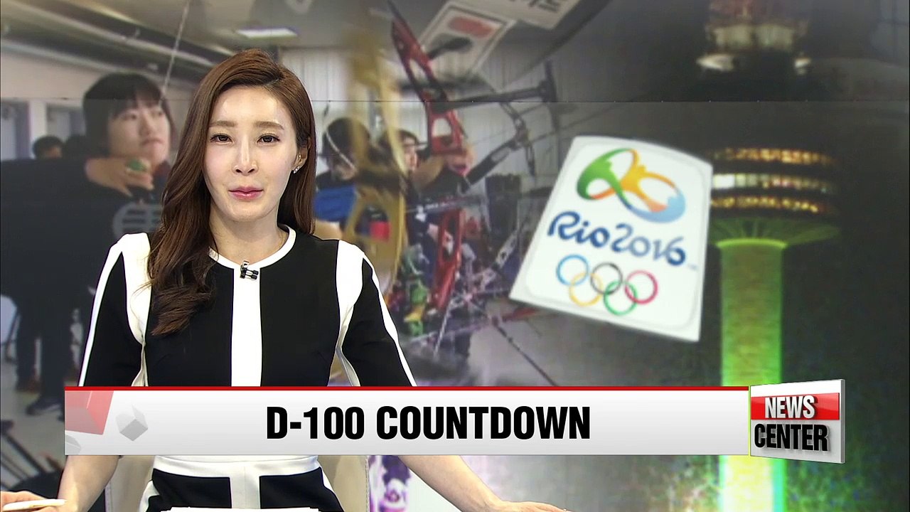 Rio Olympic 2016 countdown hits d-100