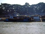 bank of Ayeryarwady River in Mandalay, Myanmar on 25-12-2007