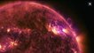 Nouvelles images du Soleil : ultraviolets et éruptions