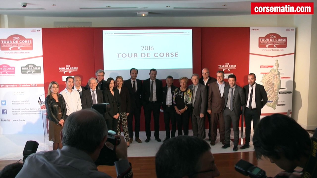 Lancement du Tour de Corse 2016 à la collectivité territoriale de Corse