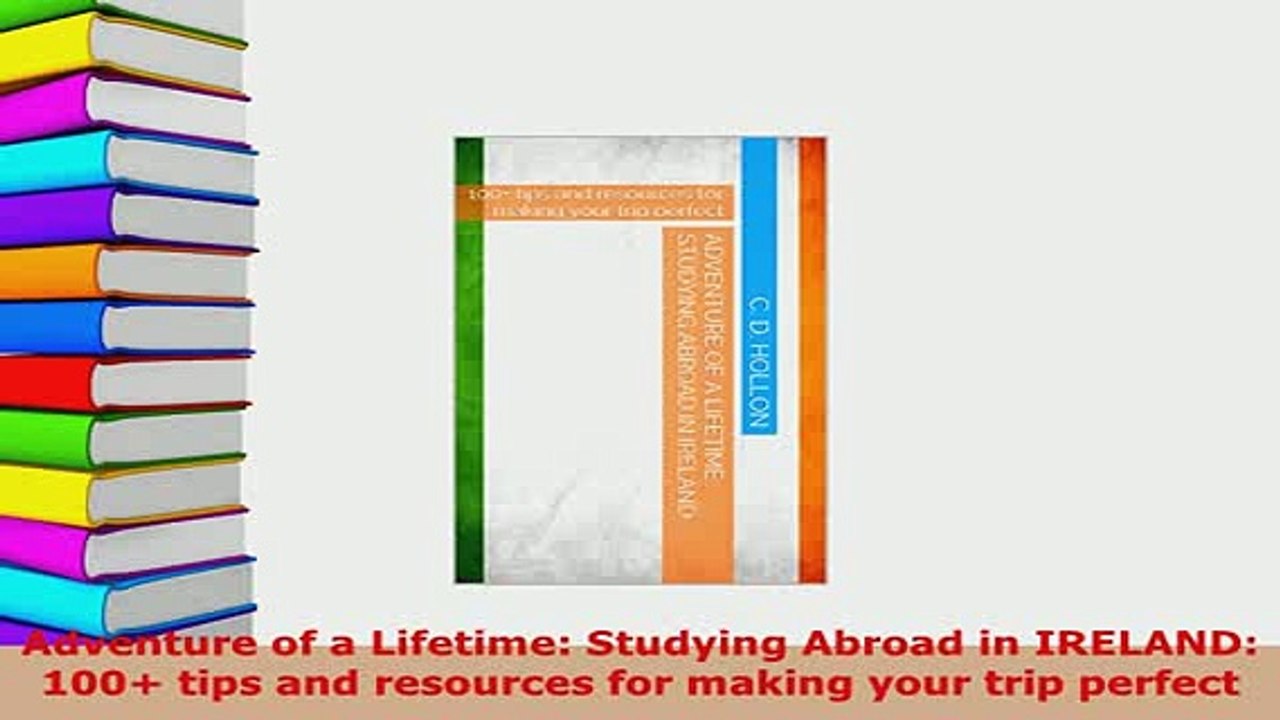 PDF  Adventure of a Lifetime Studying Abroad in...